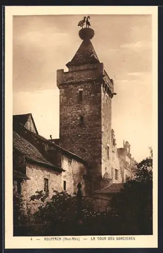 AK Rouffach /Haut-Rhin, La Tour des Sorcières