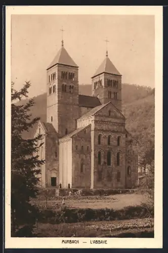 AK Murbach, L`Abbaye en vue d`ensemble