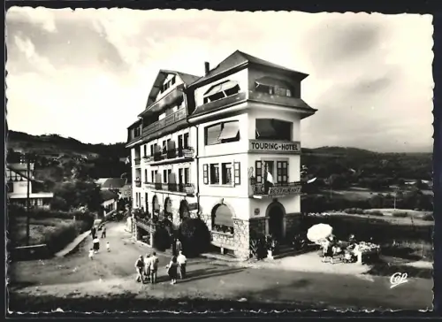 AK Thannenkirch /Haut-Rhin, Touring-Hotel avec vue sur les environs ruraux