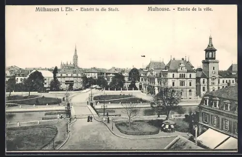 AK Mulhouse, Entrée de la ville