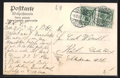 AK Colmar /Els., Dominikanerkirche