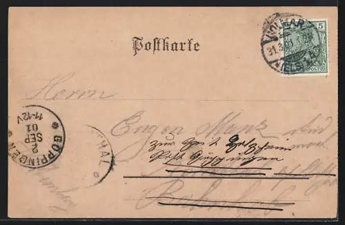 AK Colmar, Monument Rapp au centre-ville