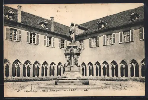 AK Colmar, Musée Schongauer, Le Cloître