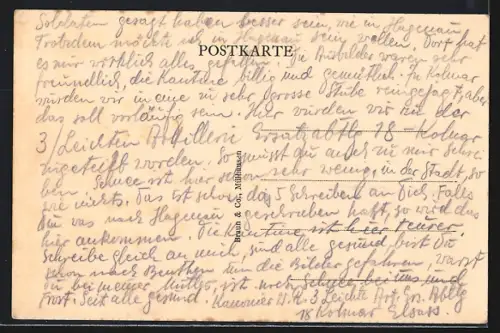 AK Colmar, Vue d`ensemble et regard sur les Vosges