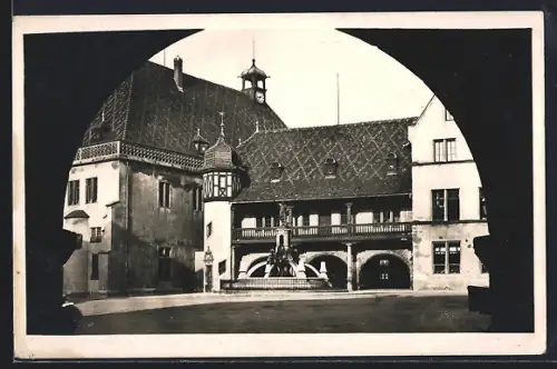 AK Colmar, Ancienne Douane avec son architecture traditionnelle