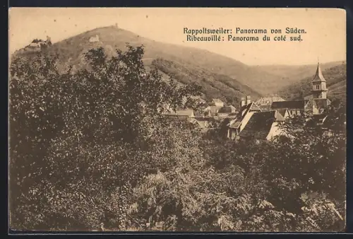 AK Ribeauvillé, Panorama du côté sud