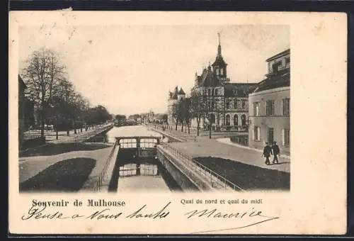 AK Mulhouse, Quai du nord et quai du midi