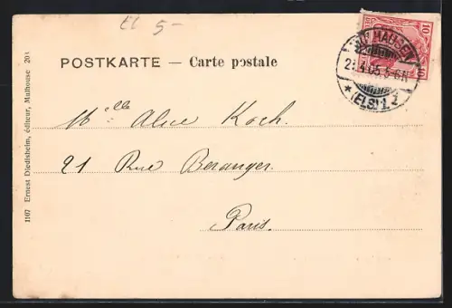 AK Mulhouse, Quai du nord et quai du midi