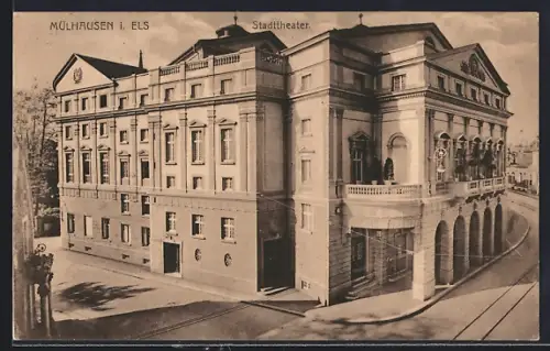 AK Mülhausen /Els., Stadttheater