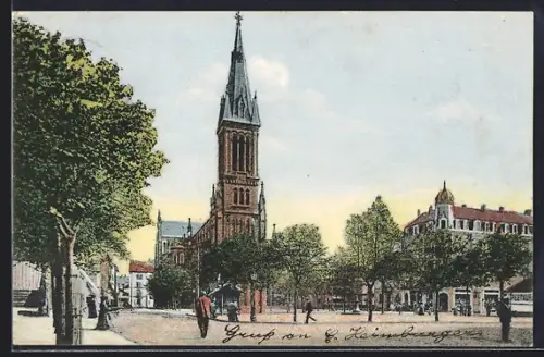 AK Mulhouse, Place de la paix, Église catholique