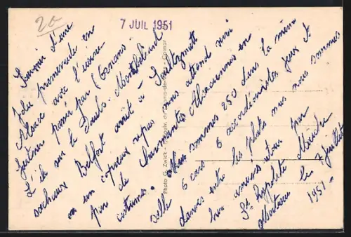 AK Soultzmatt /Ht-Rhin, Vue générale du village et des collines environnantes