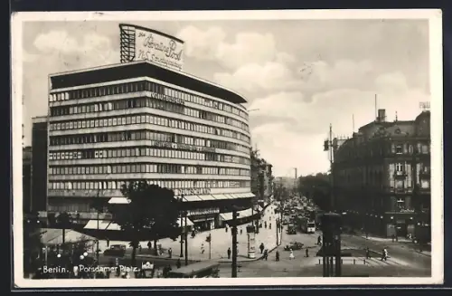 AK Berlin-Tiergarten, Columbushaus am Potsdamer Platz, Bauhaus