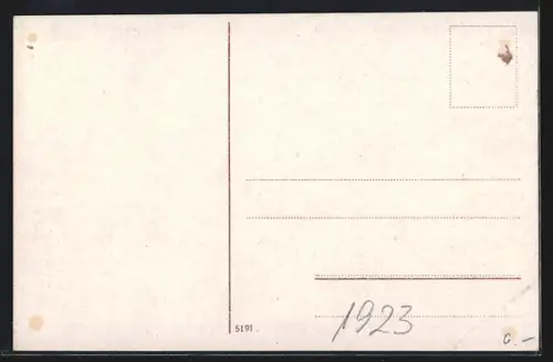 AK Rastatt, Strassenpartie am Rheintor