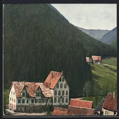 AK Obertal / Freudenstadt, Hotel Kurhaus Adler