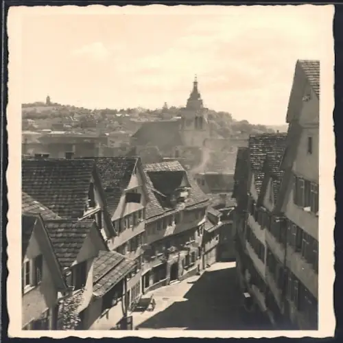 AK Tübingen, Strassengasse in den Ort