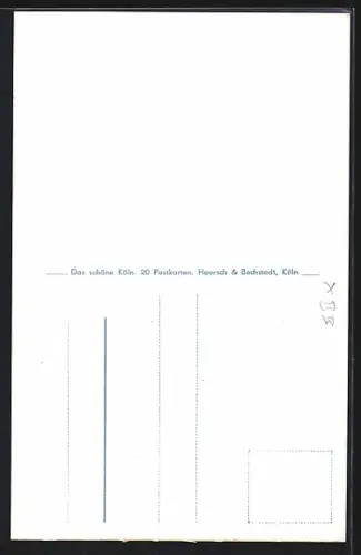 AK Köln, Buttermarkt mit Geschäften