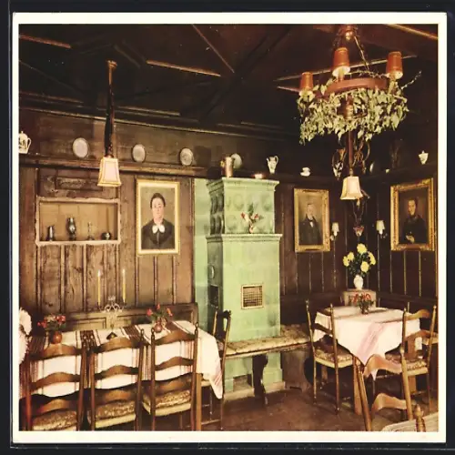 AK Glottertal / Schwarzwald, Gasthaus zum Adler, Innenansicht