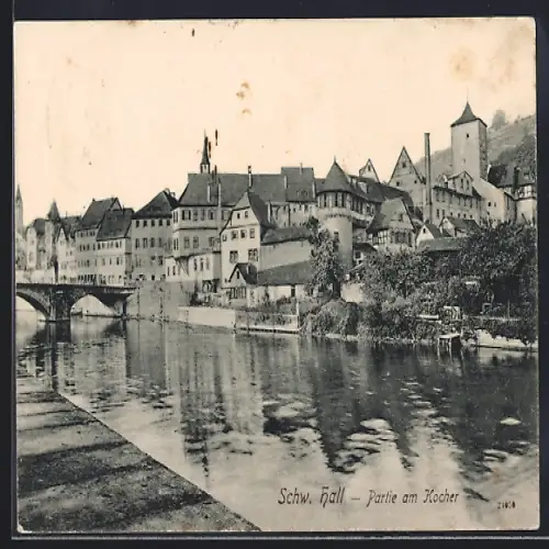 AK Schwäbisch-Hall, Partie am Kocher