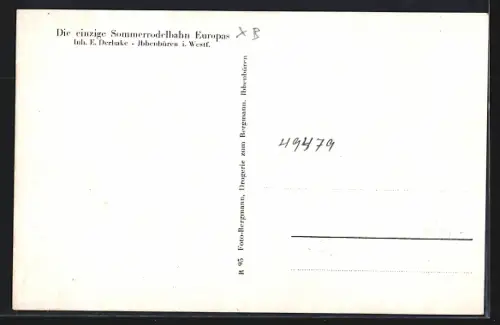 AK Ibbenbüren, Sommerrodelbahn v. E. Derhake