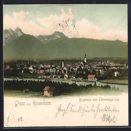 AK Rosenheim, Vom Höhensteiger aus