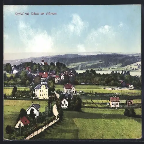 AK Seefeld / Erling, Schloss am Pilsensee