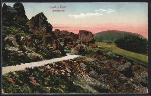AK Suhl i. Thür., Blick ins Rimbachtal