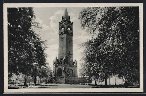 AK Grunewald, Gasthaus Grunewald-Turm, Bes. L. Pielecki