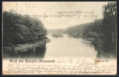AK Berlin-Halensee-Grunewald, Hubertus-See