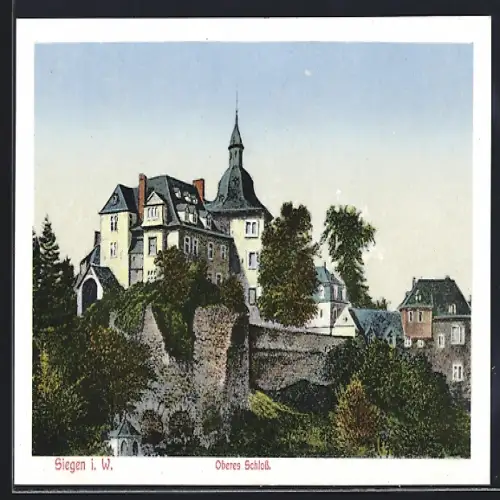 AK Siegen i. W., Oberes Schloss