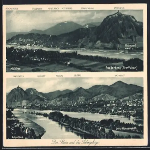 AK Grafenwerth, Rheinpanorama