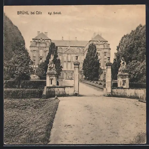 AK Brühl b. Köln, Kgl. Schloss