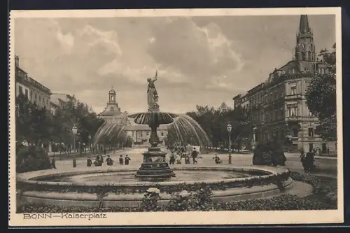 AK Bonn, Partie am Kaiserplatz