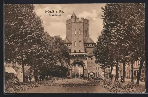 AK Köln a. Rh., Partie am Severintor