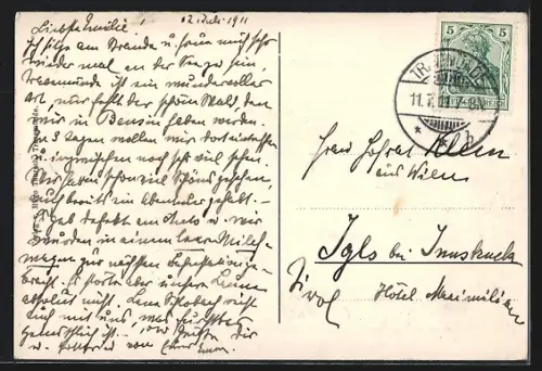 AK Travemünde, Partie an der Standpromenade