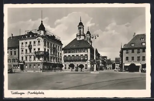 AK Tuttlingen, Partie am Marktplatz