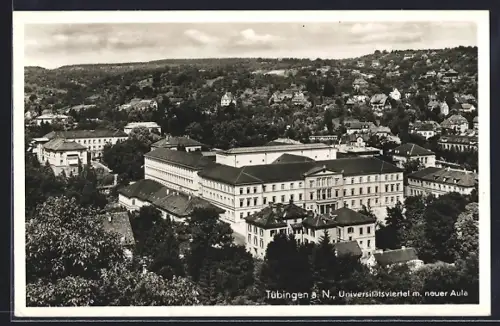 AK Tübingen a. N., Universitätsviertel m. neuer Aula