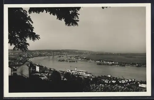 AK Beograd, Hafen aus der Vogelschau
