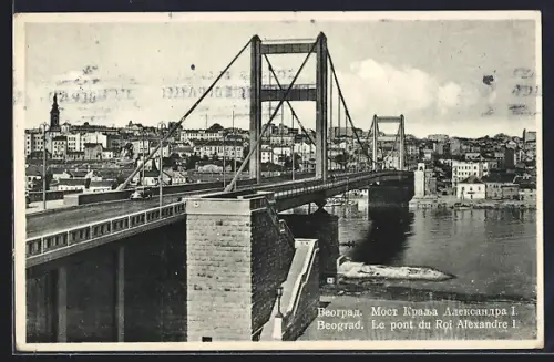 AK Beograd, Le pont du Roi Alexandre I, Brücke