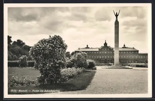 AK Rastatt, Denkmal im Schlossgarten