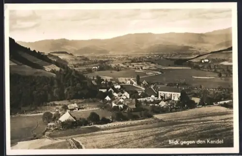 AK Oberried b. Freiburg, Blick gegen den Kandel