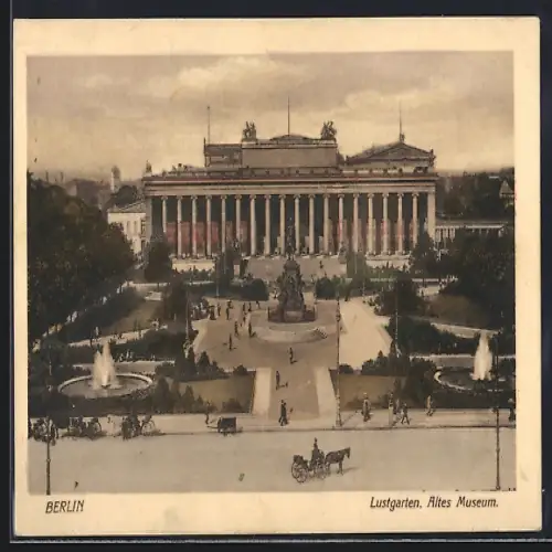AK Berlin, Altes Museum im Lustgarten