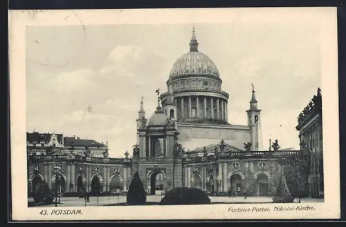 AK Potsdam, Fortuna-Portal und Nikolai-Kirche