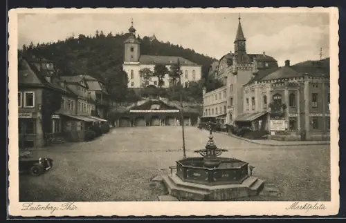 AK Leutenberg / Thür., Marktplatz