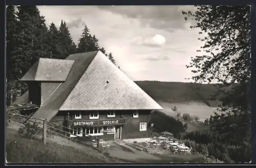 AK Triberg /Schwarzwald, Höhen-Gasthaus und Pension Stöckle Wilma Brune