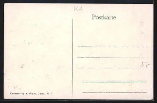 AK Ruhla, gothaische Kirche und Breitenberg