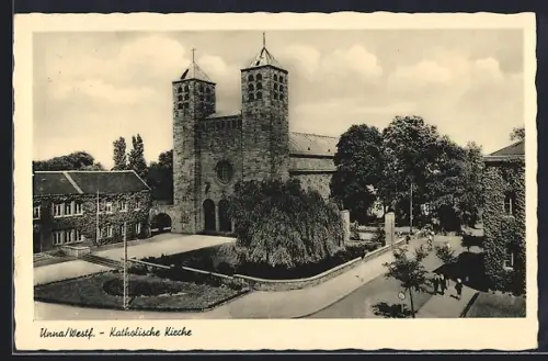 AK Unna /Westf., Katholische Kirche