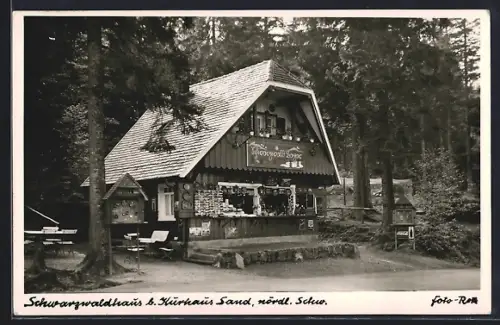 AK Sand /Schwarzwald, Schwarzwaldhaus b. Kurhaus Sand