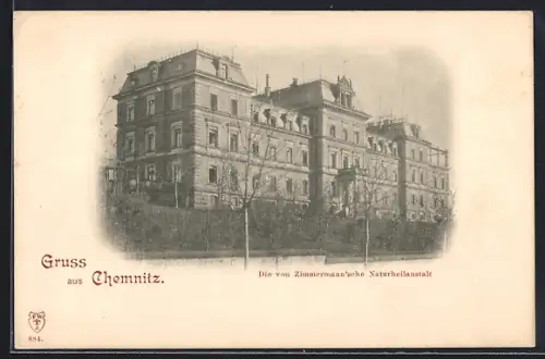 AK Chemnitz, Die von Zimmermann`sche Naturheilanstalt