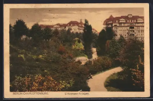 AK Berlin-Charlottenburg, Lietzensee-Anlagen