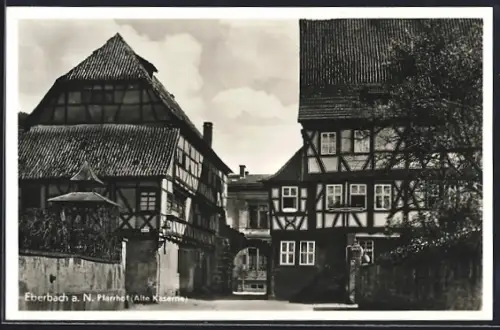 AK Eberbach a. N., Pfarrhof, Alte Kaserne